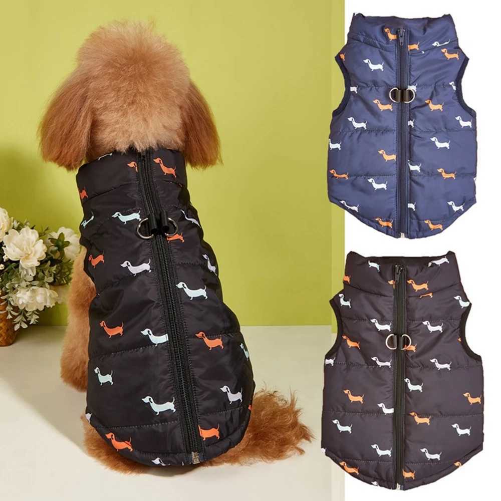 Windproof Dog Clothes For Small Dog Winter Warm Pet Dog Coat Jacket Zipper Clothes Puppy Outfit Vest Yorkie Chihuahua ClothesXJ250109