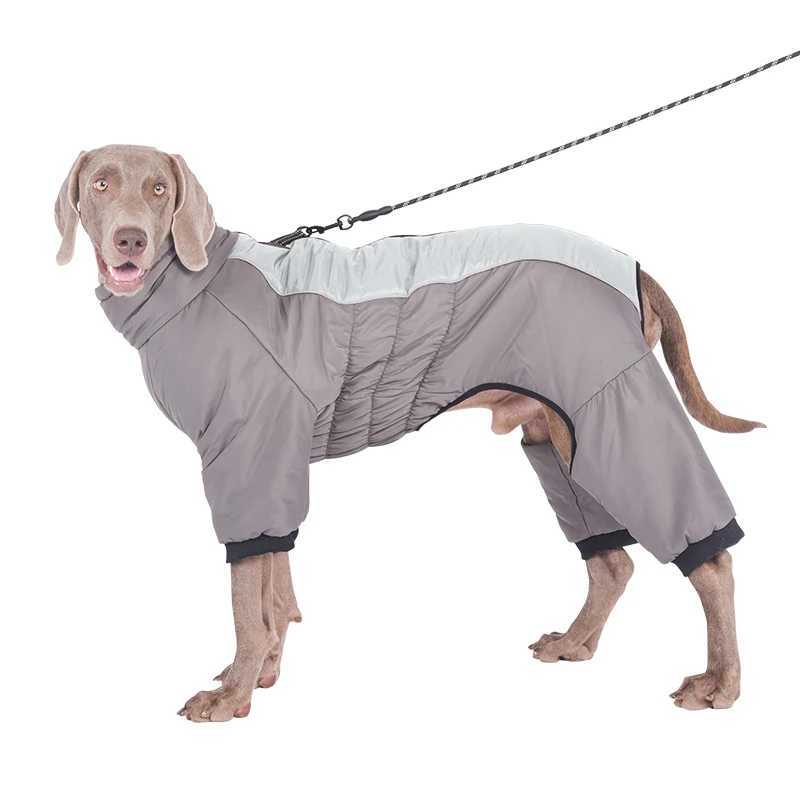 Waterproof Pet Dog Winter Jumpsuit Warm Medium Large Dogs Winter Jacket Clothes Labrador Bulldog Golden Retriever CostumesXJ250109