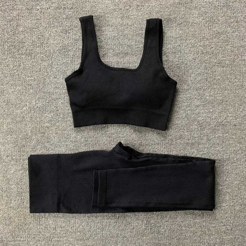 Women Seamless Yoga Set Gym Workout Clothes for Female Push Up Bra High Waist Leggings Sexy Fitness Sportswear Sports SuitsXJ250109