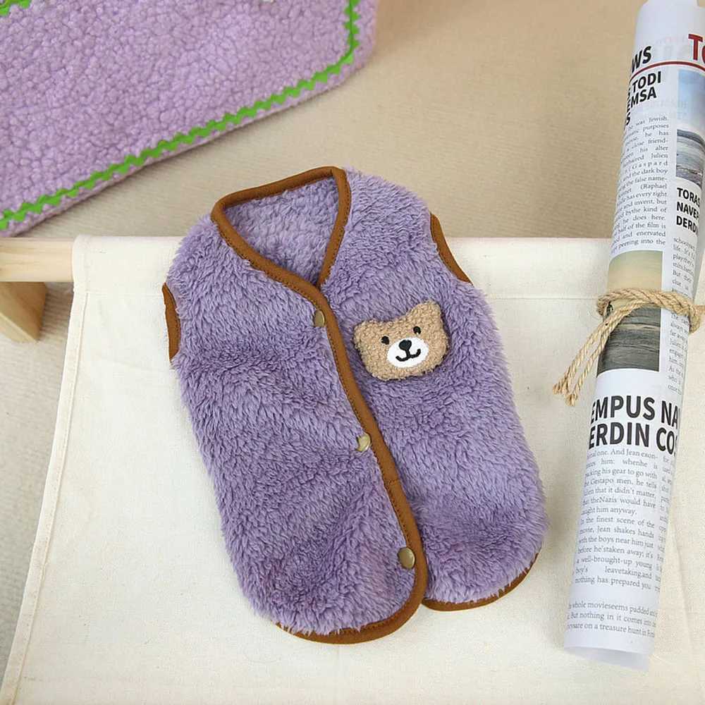 Soft Cozy Cat Clothes Kitten Cardigan Sweater Winter Warm Fleece Vest Sweatshirt for Small Dogs Puppies Jacket Coat Pet CostumeXJ250109