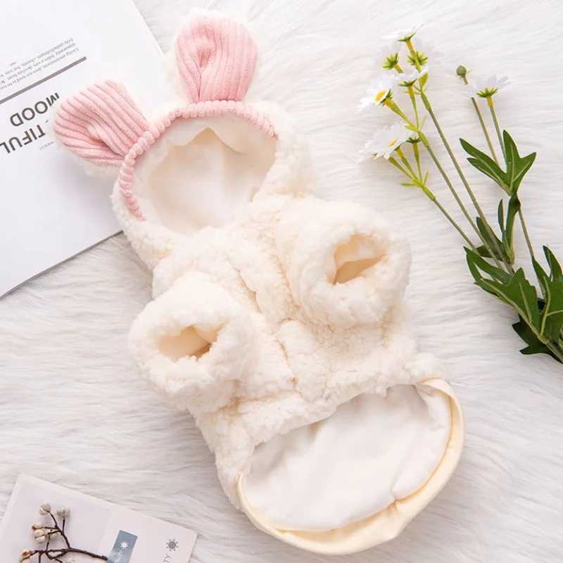 Warm Plush Pet Dog Jacket Coat Bear Pattern Dog Clothes Winter Puppy Costumes Fashion Cat Jacket Coat Pet Overcoat Dog CostumesXJ250109