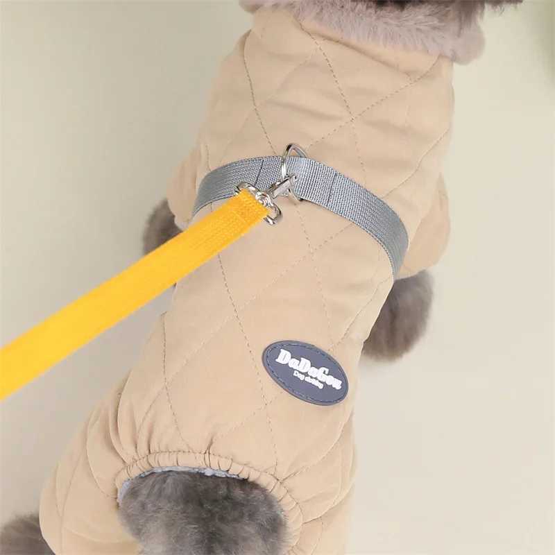 Winter Dog Clothes For Small Dogs Puppy Jumpsuit Chihuahua Jacket Poodle Costumes Pet Coats Fur Collar Dog Overalls with D RingXJ250109