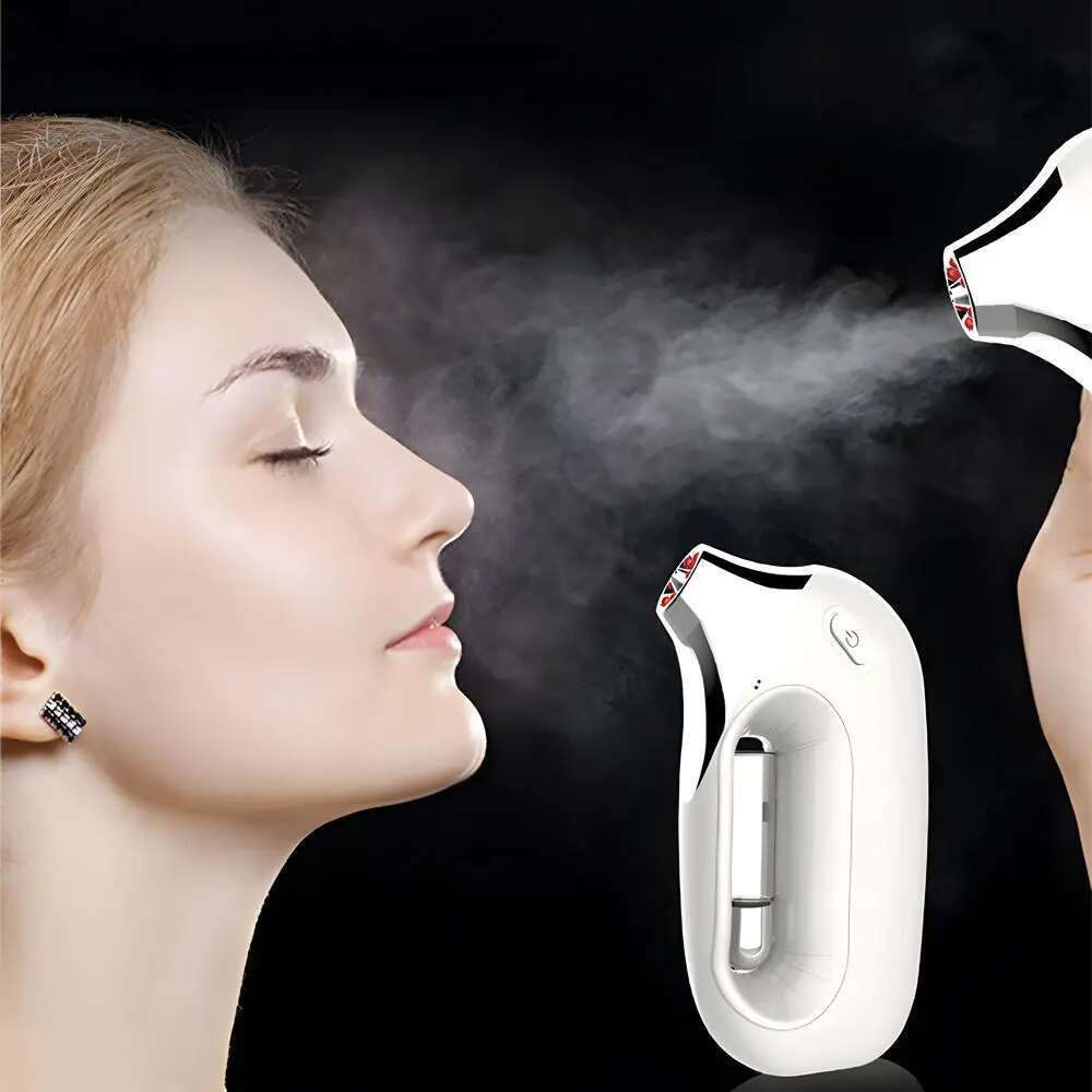 New Handheld Injection Instrument Facial Skin Moisturizing Mist Sprayer Airbrush Upgraded Mini Portable Oxygen Cyder