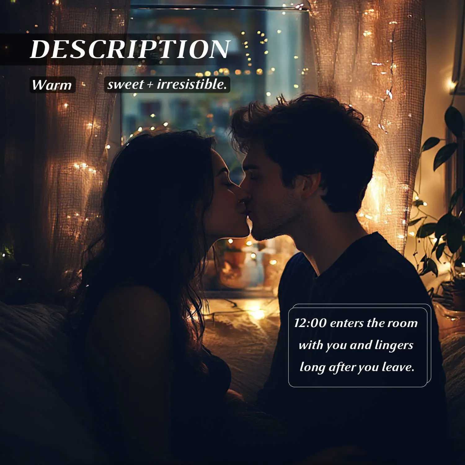 12 00 EAU DE PARFUM pheromone perfume womens warm sweet irresistible perfume girl Candy Woody perfume 50ML W250110