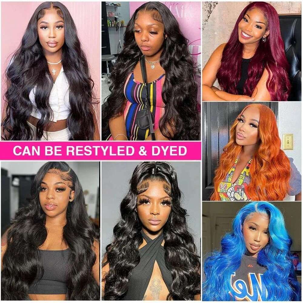 Glueless Wig Human Ready To Wear Preplucked Brazilian Hair Body Wave 5X5 Lace Frontal Wigs For Women Pre Cut No Glue 100%