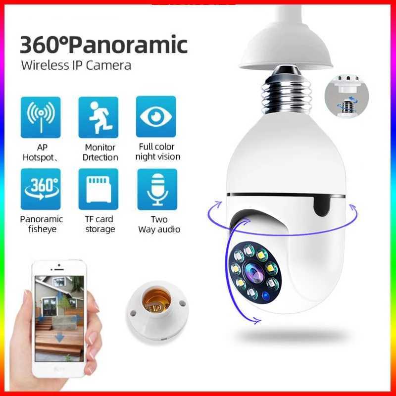 Smart Home 2.4G E27 Light Bulb Wifi Surveillance Camera HD Night Vision Video Surveillance Supports Bidirectional Audio Mobility X250110