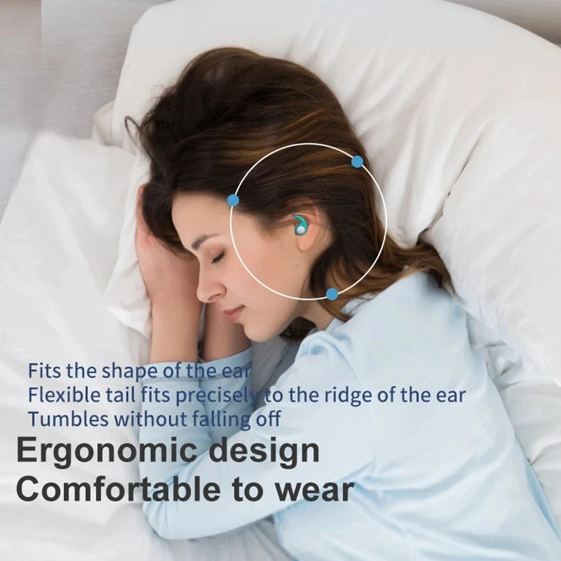 1Pair Sleeping Ear Plugs Noise Reduction Tapones Oido Ruido Soft Oordopjes Earplug Waterproof Para Dormir Earplugs 250108