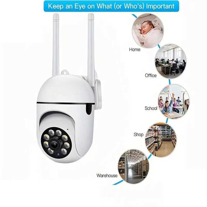 3MP WiFi Home Camera PTZ IP Camera Color Night Audio Wireless Monitoring Camera Automatic Home Tracking Security CCTV Camera X250110