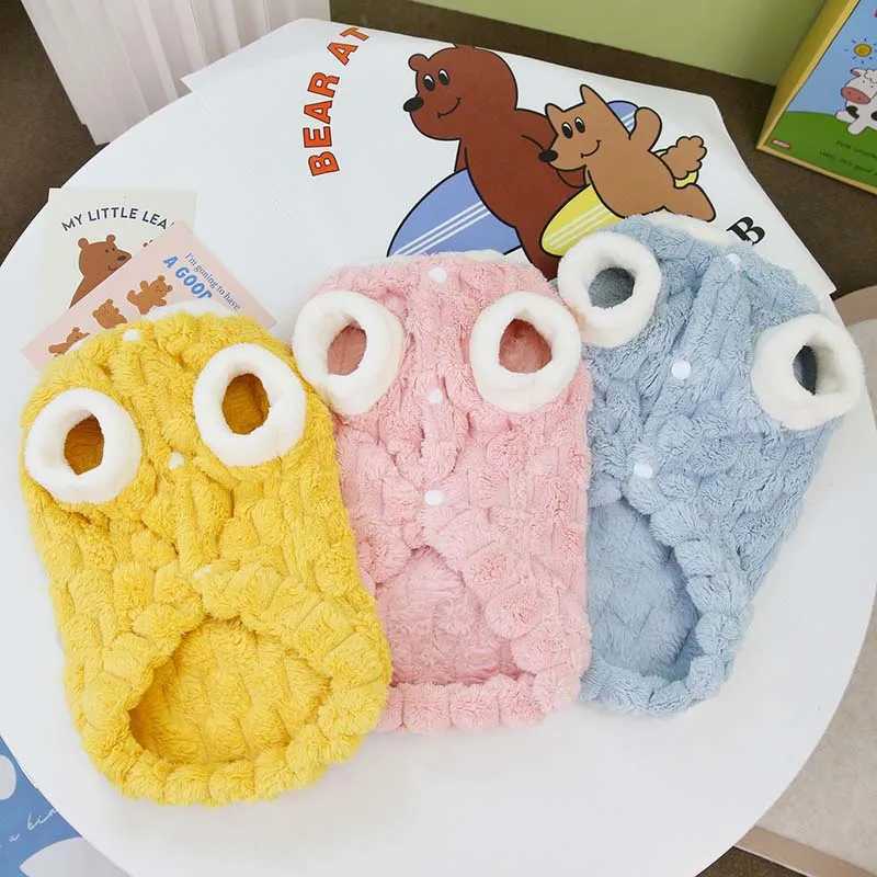 Dog Sweater Plush Warm Pet Clothes for Small Medium Dogs Cats Puppy Vest Fashion Dog Coat Chihuahua Yorkie Teddy Bichon ClothingXJ250109