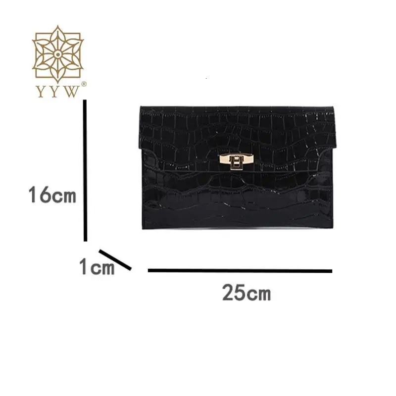 Thin Envelope Clutch Handbag Women Pattern PU Leather Mini Daily Purse Wallet Portable Evening Messenger Bags 250106