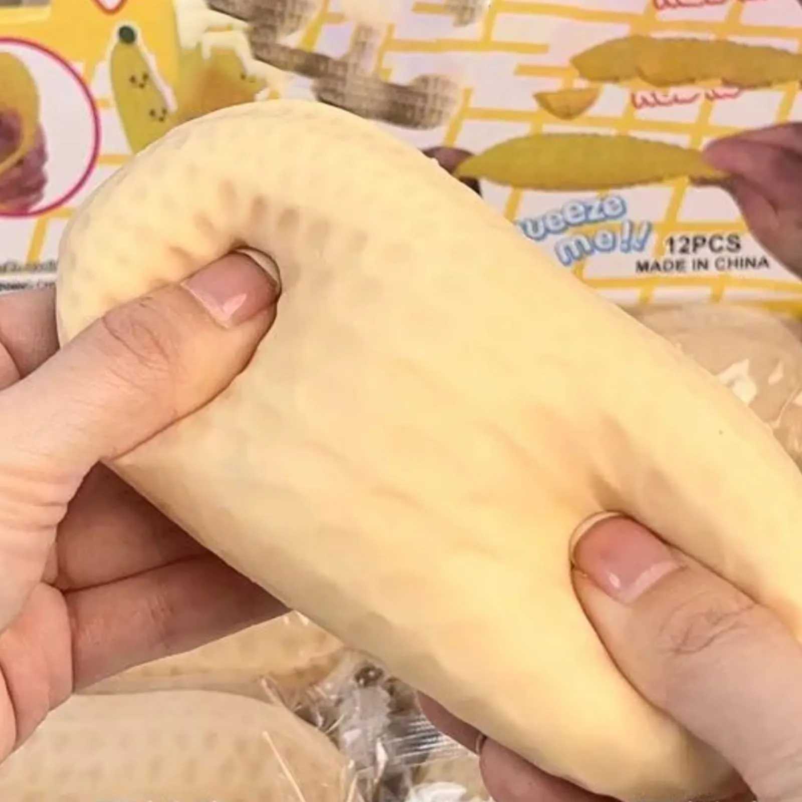 Squishy Toys Cake Squeeze Anti Stress Relief Squishies Toy For Kids Gift Cheese Butter Stick Peanut Kneading Taba