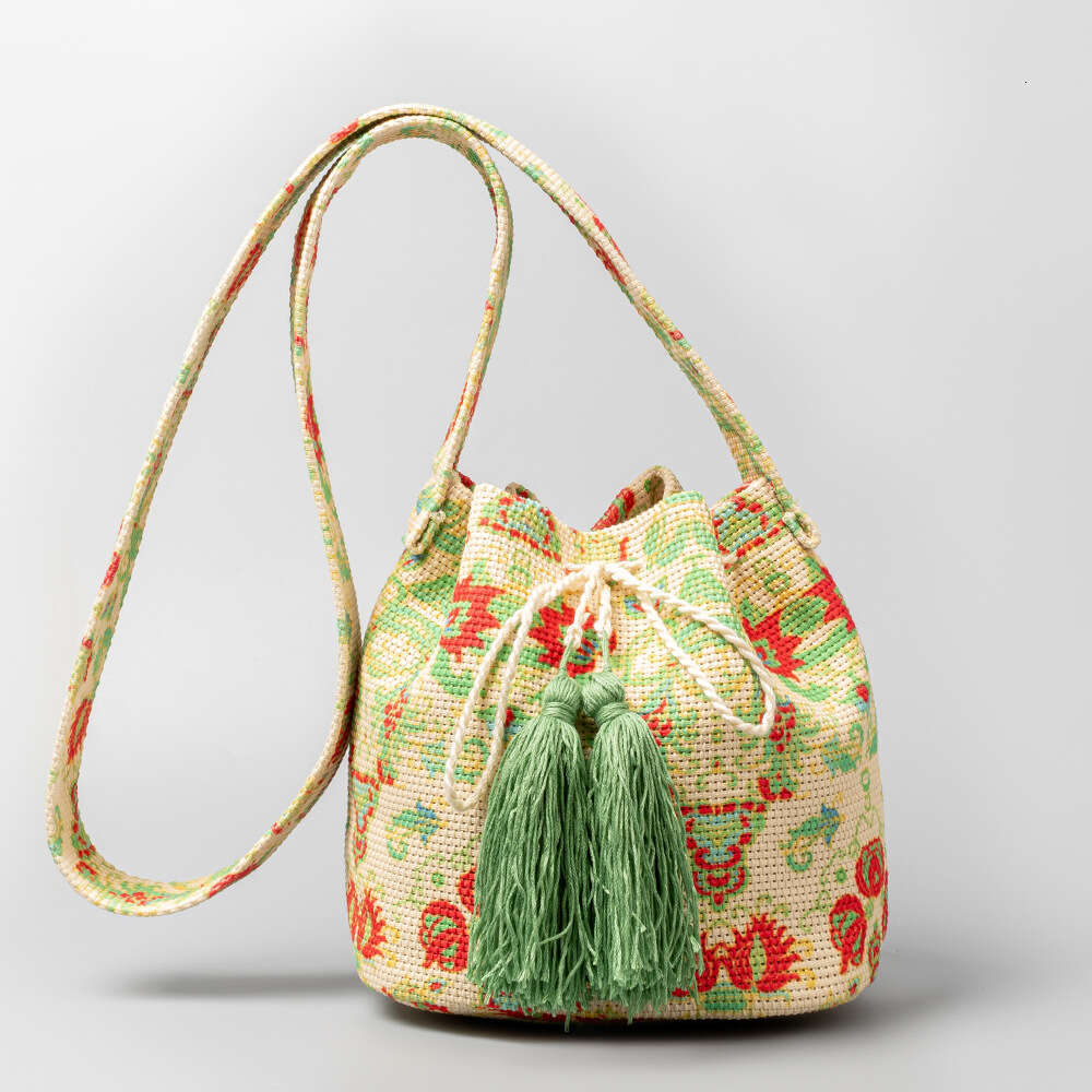 Crossbody Bucket Bohemian Ethnic Style Women's Printed New Canvas Commuter Bags