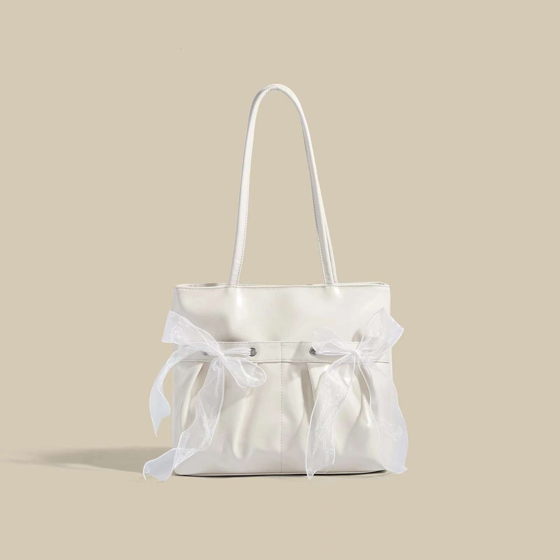 Niche Designer Retro Ribbon Bow Armpit Exquisite And Versatile Tote Candy Color Cute Girl Simple Women's Bag