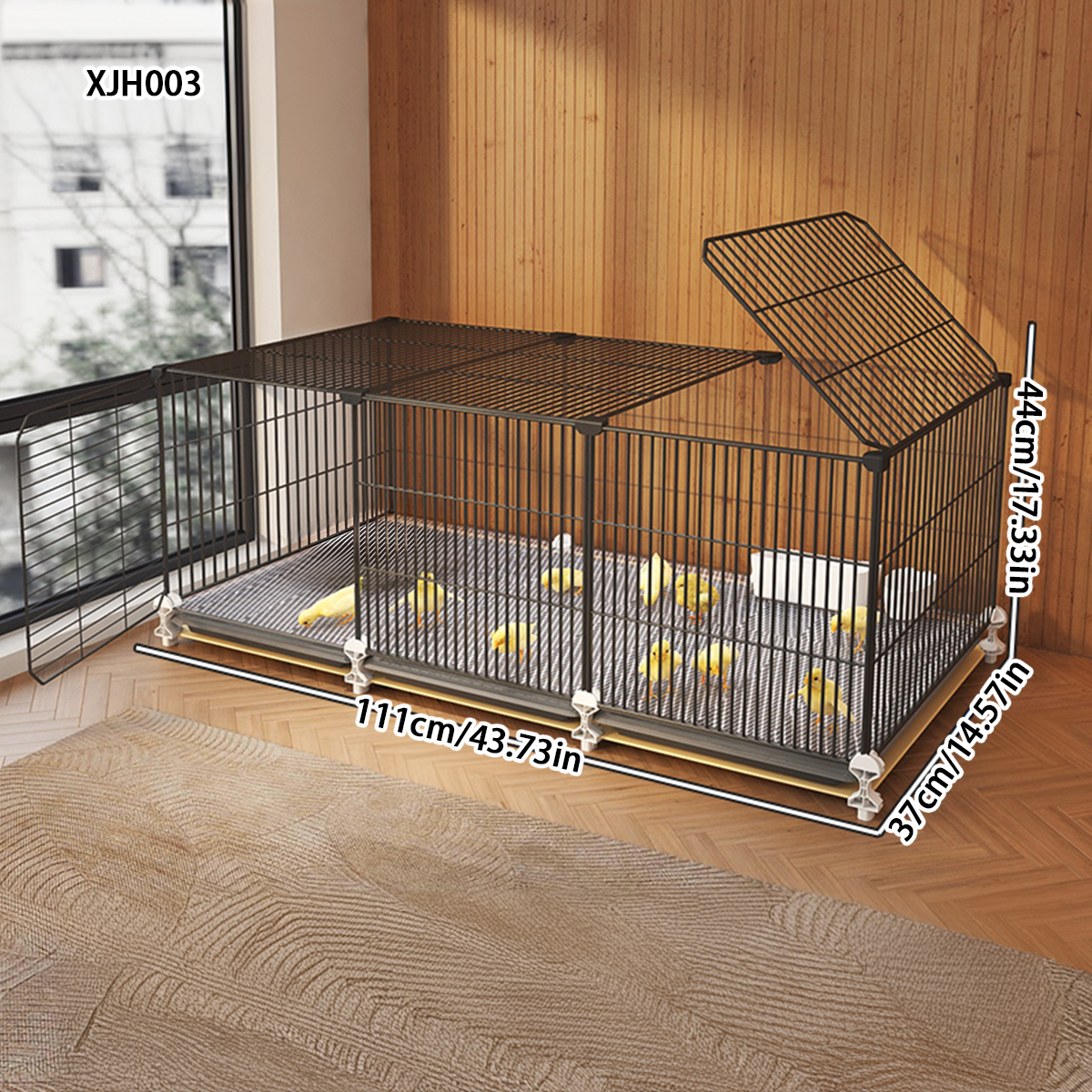 Sturdy Indoor Hen House with Encrypted Design for Small Birds - Spacious Option