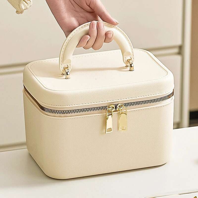 UFORU Portable Makeup Large Capacity Advanced Sense Travel With Cover Waterproof High Appearance Level Storage Bag