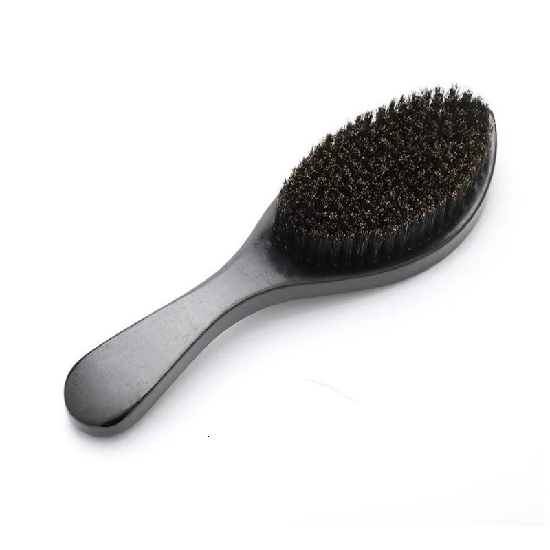 Comb Men Slcked Black Styling Comb Beard Hair Brushes Beech Texture Massage Waves knots Barber Hair Accessories Hair Care 250106