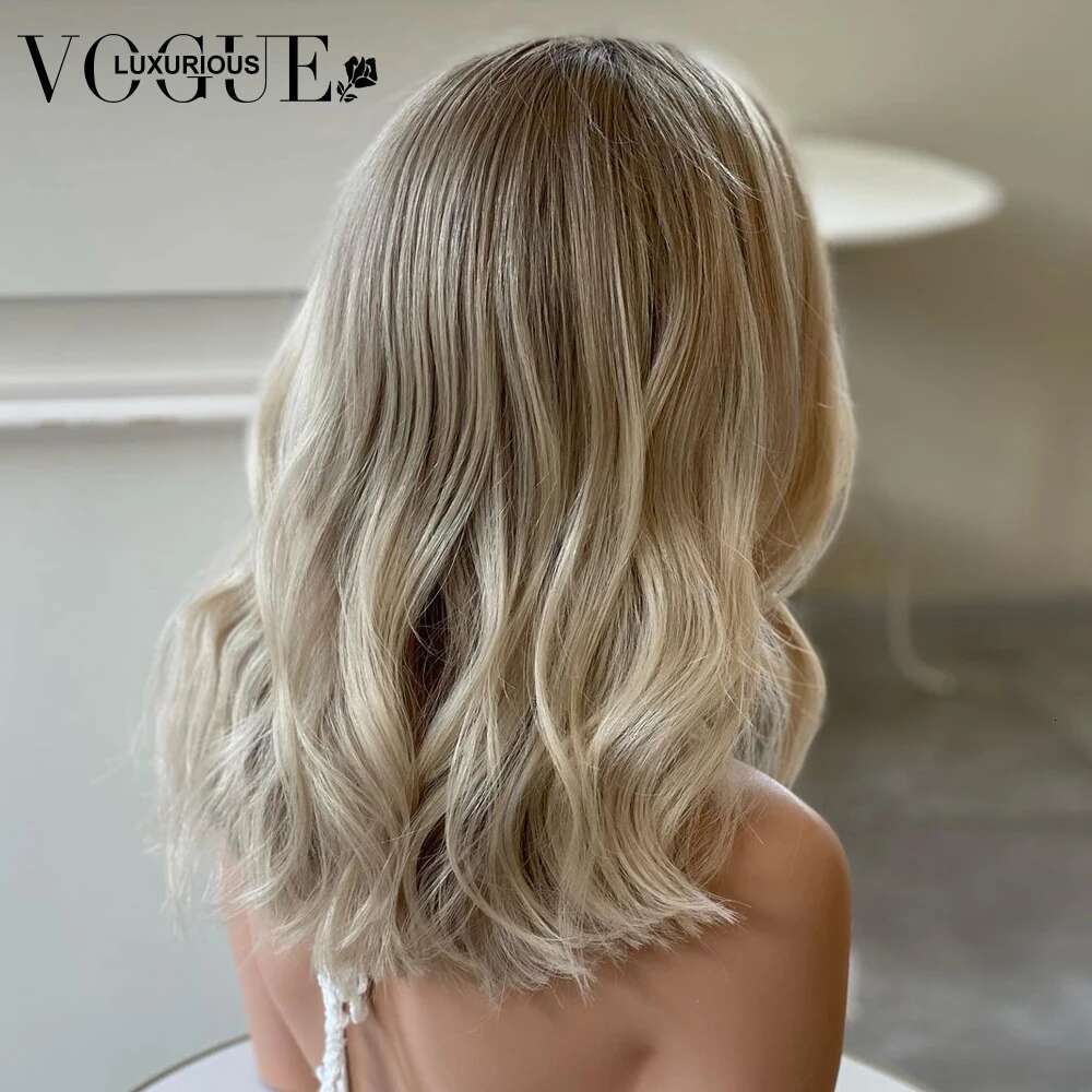 Ash Body Wave 100% Real Human Cream Blonde 13x6 Lace Wig 210% Density Pre Cut Ready To Wear Brazilian Hair Wigs