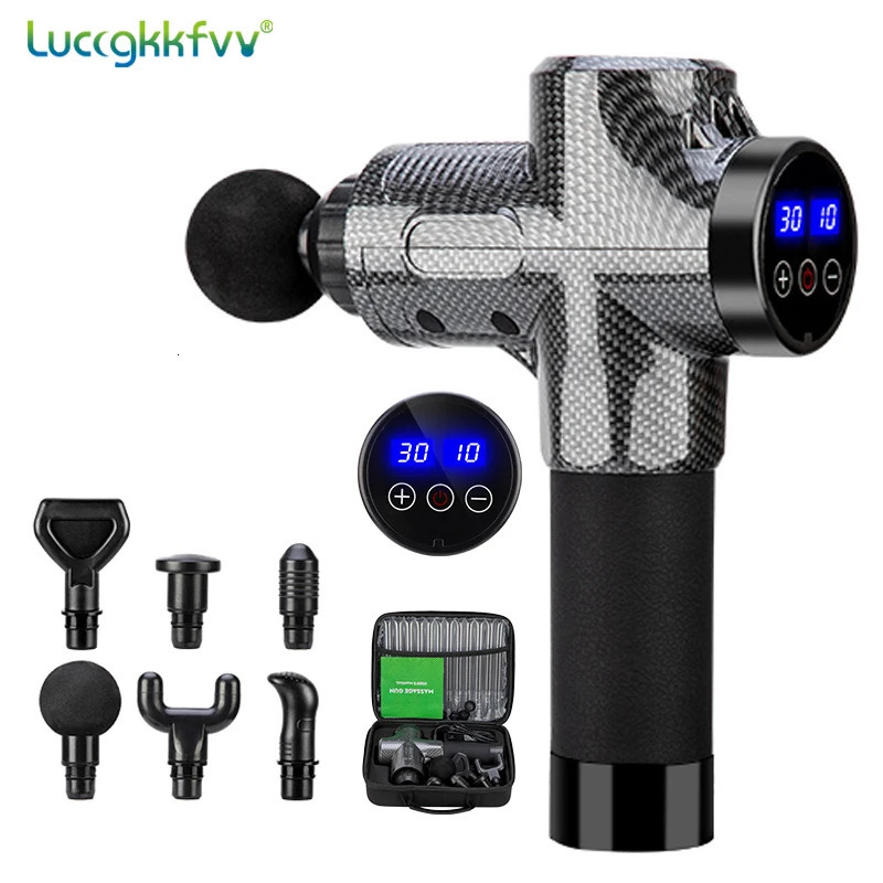 High frequency Massage gun muscle relax body relaxation Electric massager with portable bag for fitness 250108