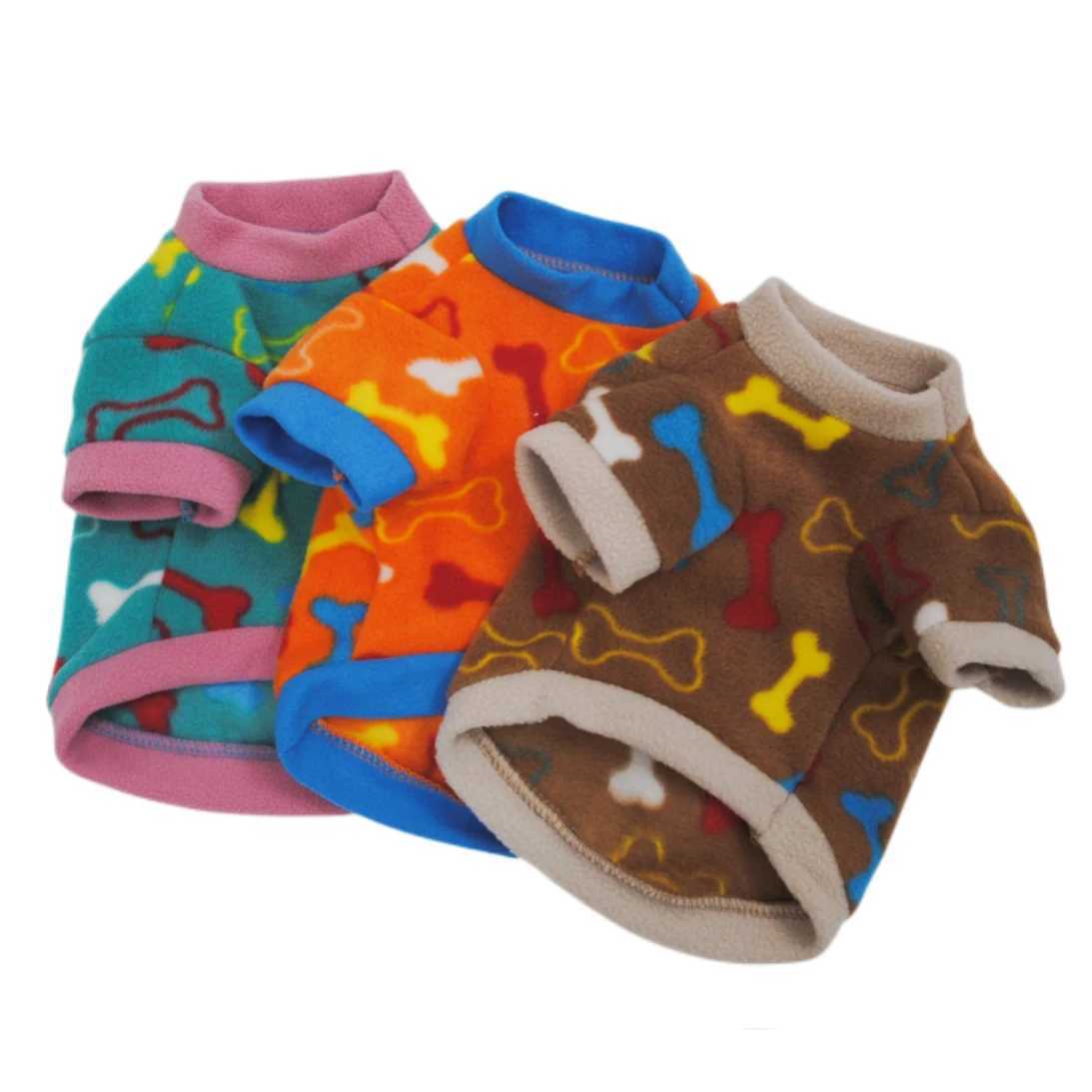 Pet Dog Clothes Winter Chihuahua Puppy Dog Coat Fleece Clothing For Pug Teddy Printed Cats Coat Jackets Warm Pets Outfits XJ250109