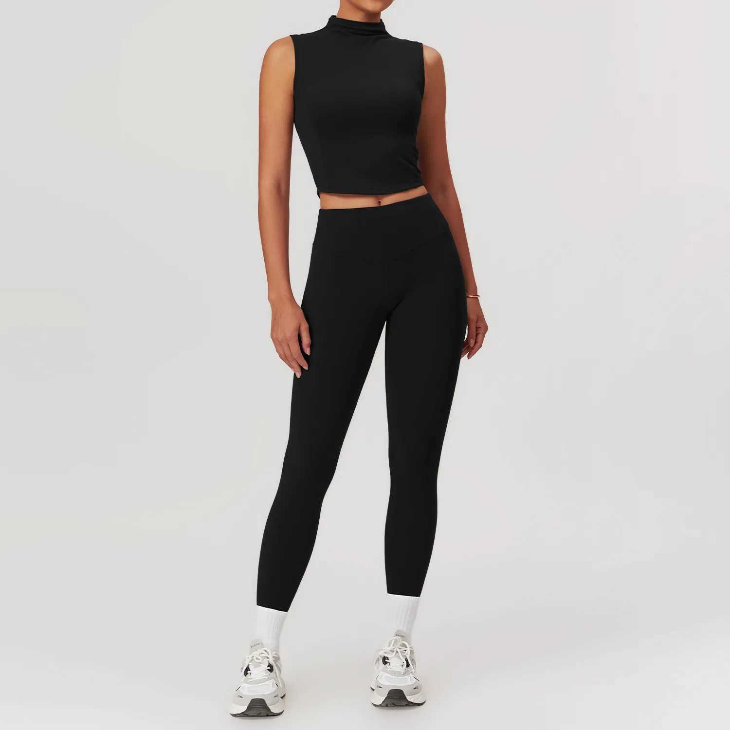 2PCS Yoga Set Workout Sets Women Clothes Gym Tracksuit Push Up Fitness Running Sportwear Sport Bra Short Sleeved Leggings SuitXJ250109