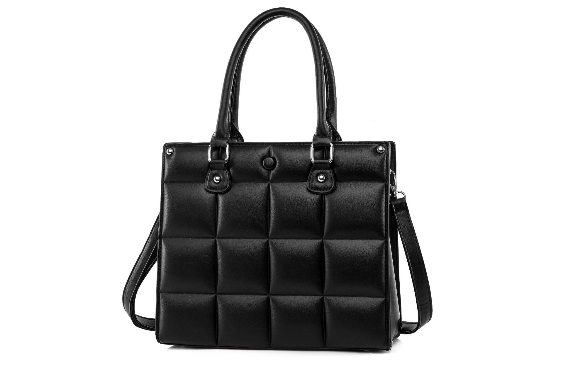 Bag Textured Women's Bag, New Trendy Internet Celebrity Fashion Crossbody For Summer 2023, Black Personalized Hand-Held Generous Bag