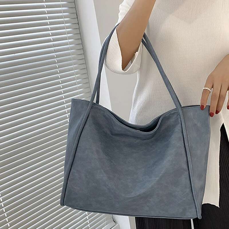 Fashion Large Capacity Shoulder High Quality Solid Color Casual Vacation Women Shopping Bags Bags For Women