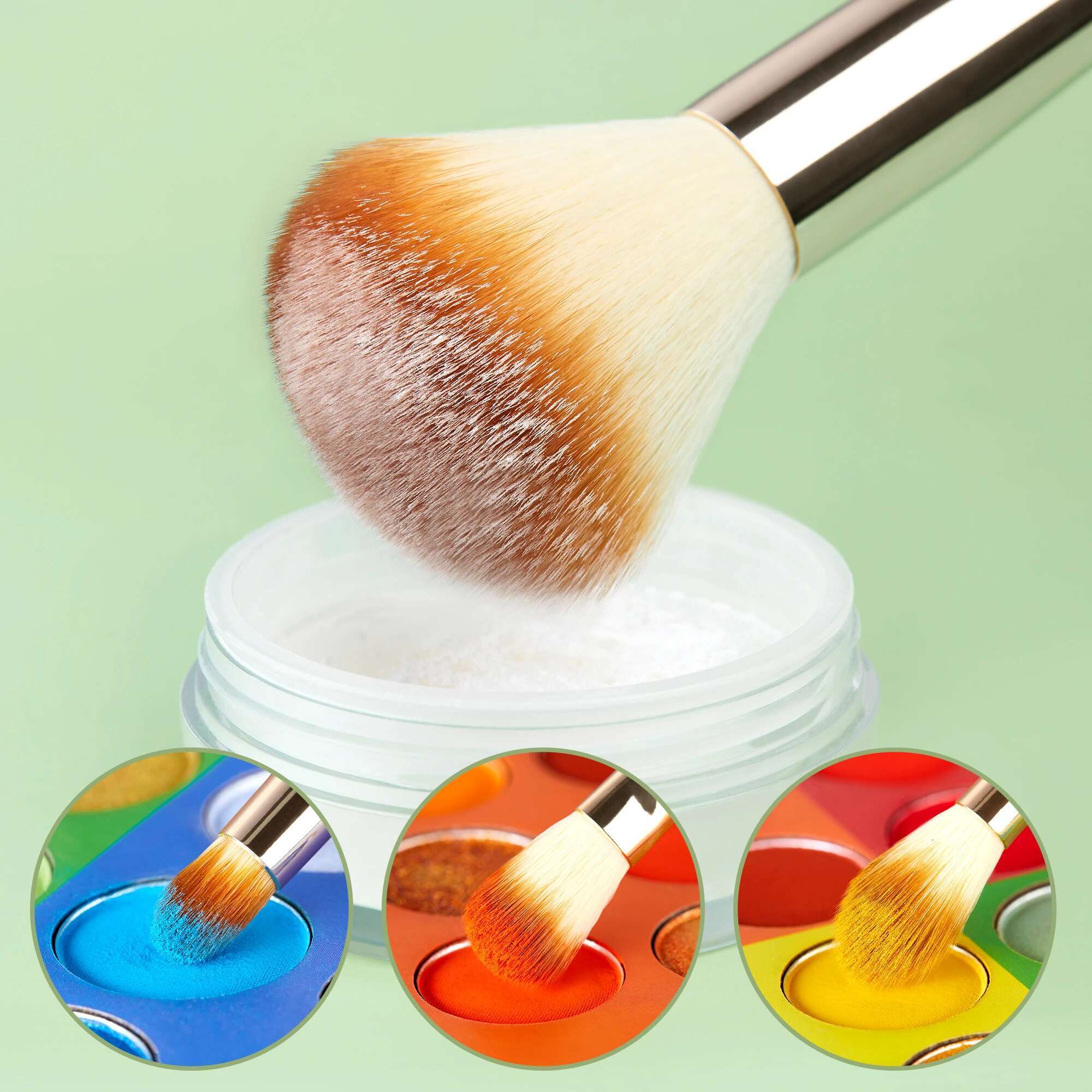 Jessup Professional Makeup Brushes Set Foundation Powder Eyeshadow er Blending Brush Make Up Tools Kit Bamboo Synthetic Hair