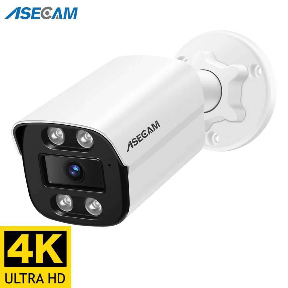 New 4K 8MP IP Camera Audio Outdoor POE H.265 Metal Bullet Home Color Night Vision Surveillance Camera X250110