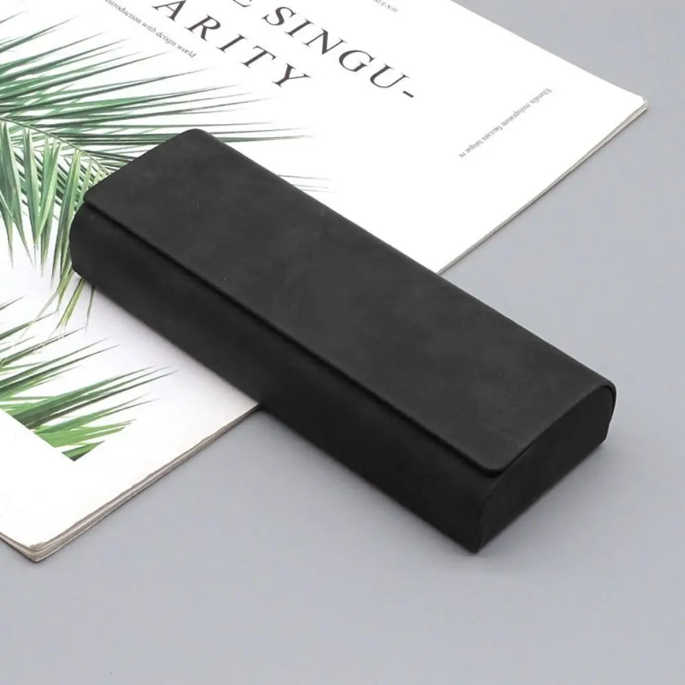 PU Leather Eyewear Bag Portable Retro Wearresistant Sunglasses Case Waterproof Glasses Box 250109