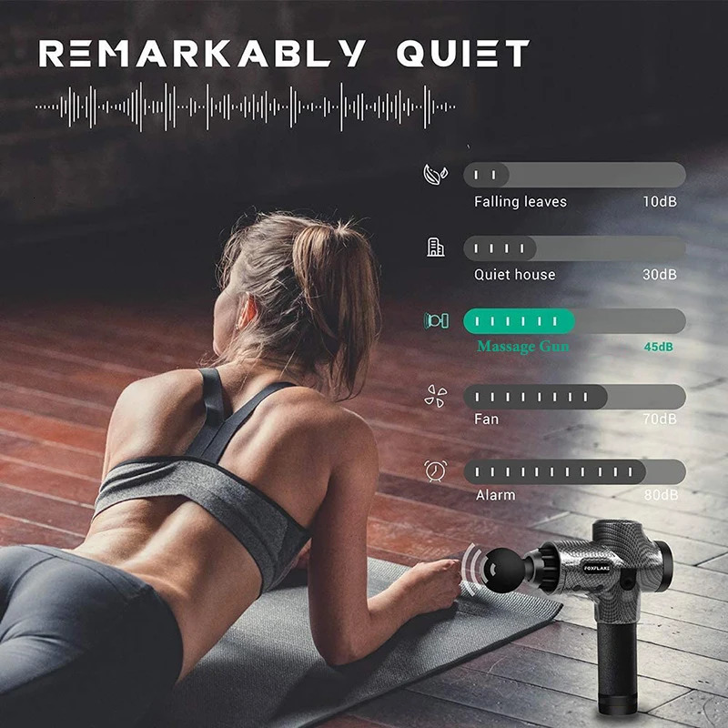 High frequency Massage gun muscle relax body relaxation Electric massager with portable bag for fitness 250108