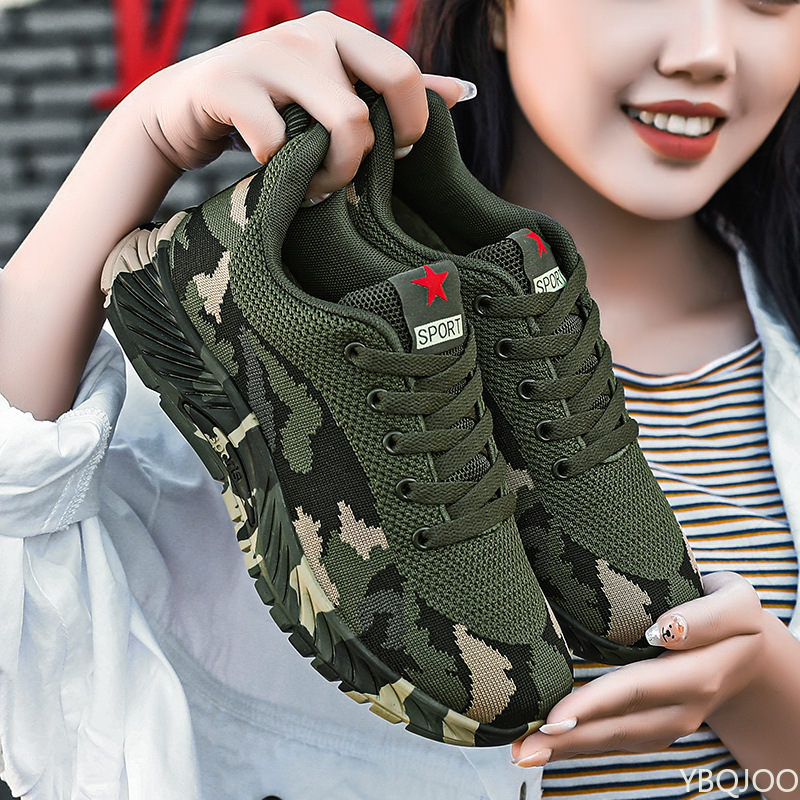 Ddmybear Mesh Camouflage Sports Durable Casual Men Anti Slip Tennis Outdoor Hiking Lightweight Flat Shoes Sneakers Chinese Brand