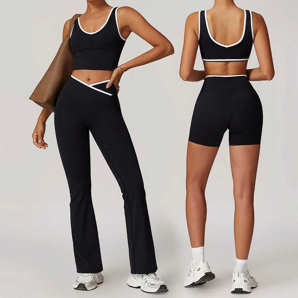 2PCS Yoga Set Women Tracksuit Nude Feeling Workout Sets Gym Clothes Push Up Fitness Running Sportwear Sport Bra Leggings SuitXJ250109
