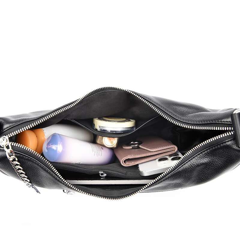 100% Cow Large Capacity Tote Bag Fashion Women Shoulder Crossbody Bags Genuine Leather Female Handbags Sac
