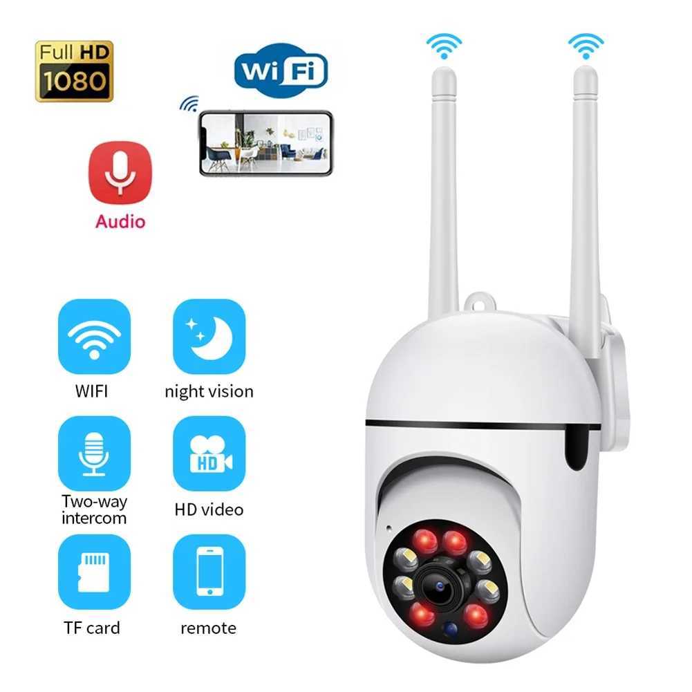 WiFi secure night vision camera 2MP 1080P high-definition wireless IP camera 360 degree rotating remote monitoring camera indoor monitoring X250110