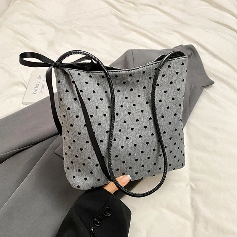 Simple And Fashionable Vintage Retro Casual Printed Bake Shop Bags 250106