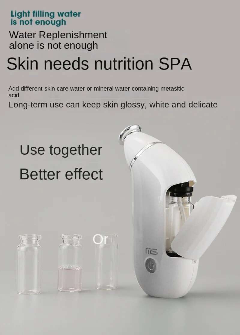 Handheld Activating Facial Cleaning Moisturizing Portable Magic Bubble hine Home Mousse Beauty Instrument
