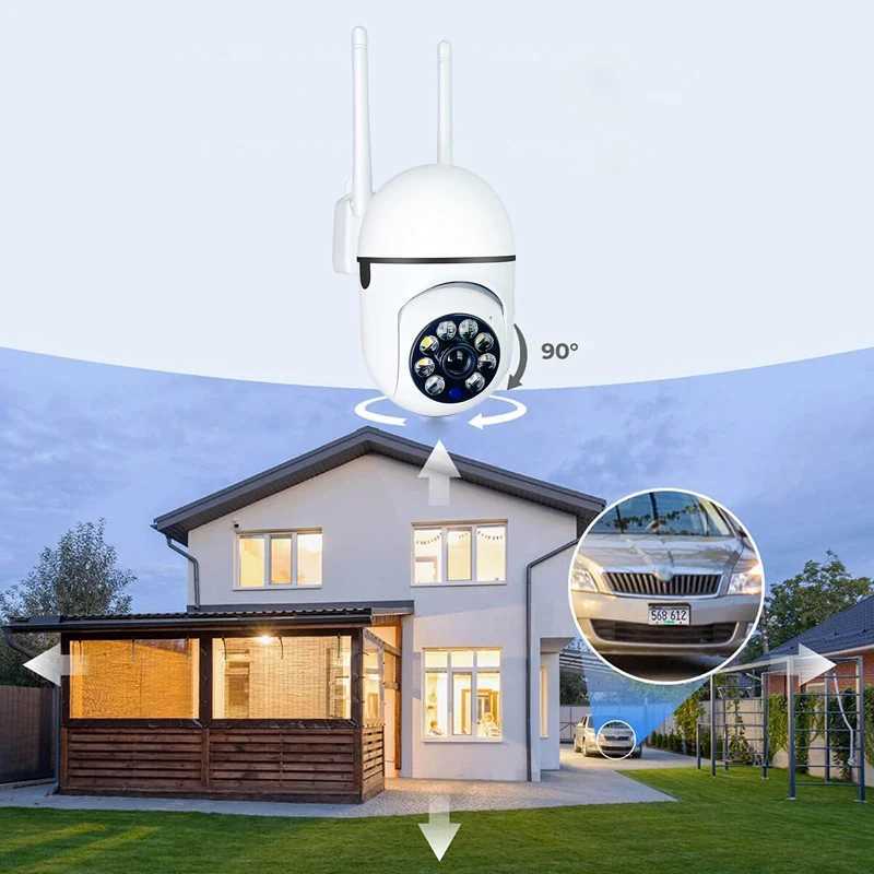 3MP WiFi Home Camera PTZ IP Camera Color Night Audio Wireless Monitoring Camera Automatic Home Tracking Security CCTV Camera X250110