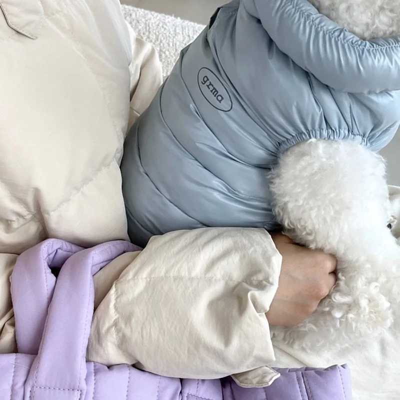 Luxury Dog Jacket Waterproof Solid Dog Clothes Dog Warm Coat Chihuahua French Bulldog Bichon Clothing Pet Supplies Girl Dog VestXJ250109
