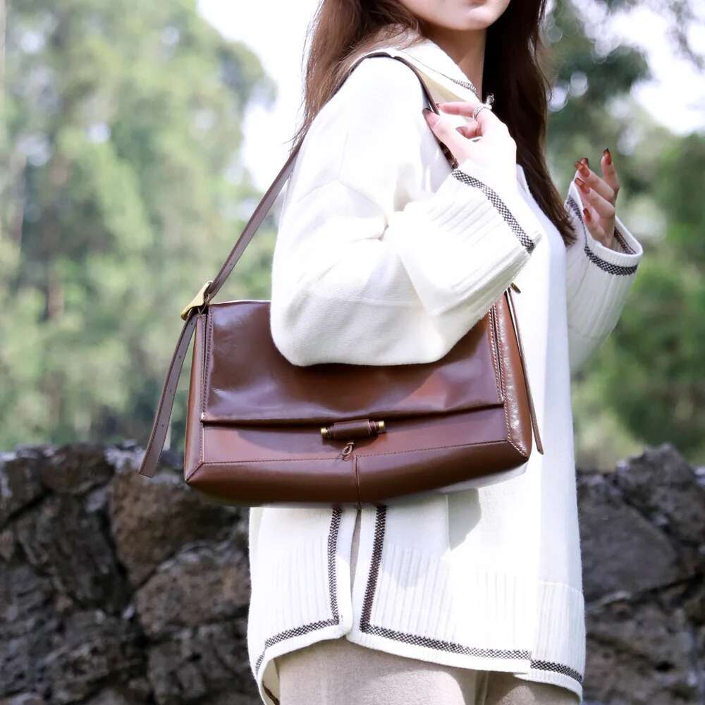 AIGO New Trendy Handbag Large Capacity One Shoulder Underarm Bag Crossbody Commuter Bags For Women