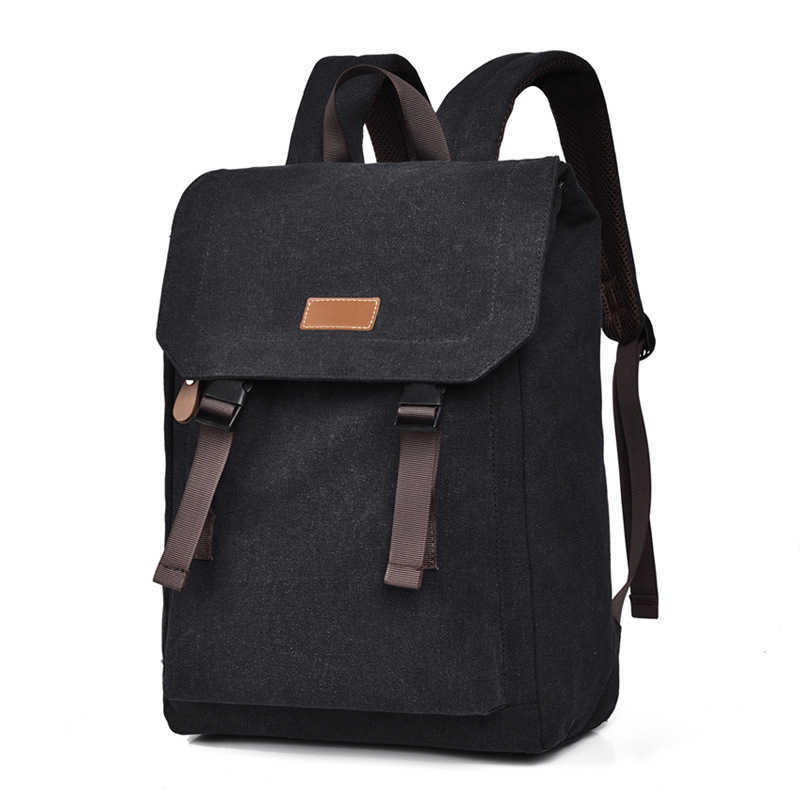 Men's backpack new backpack American casual computer travel canvas college student middle school student large capacity backpack 250110