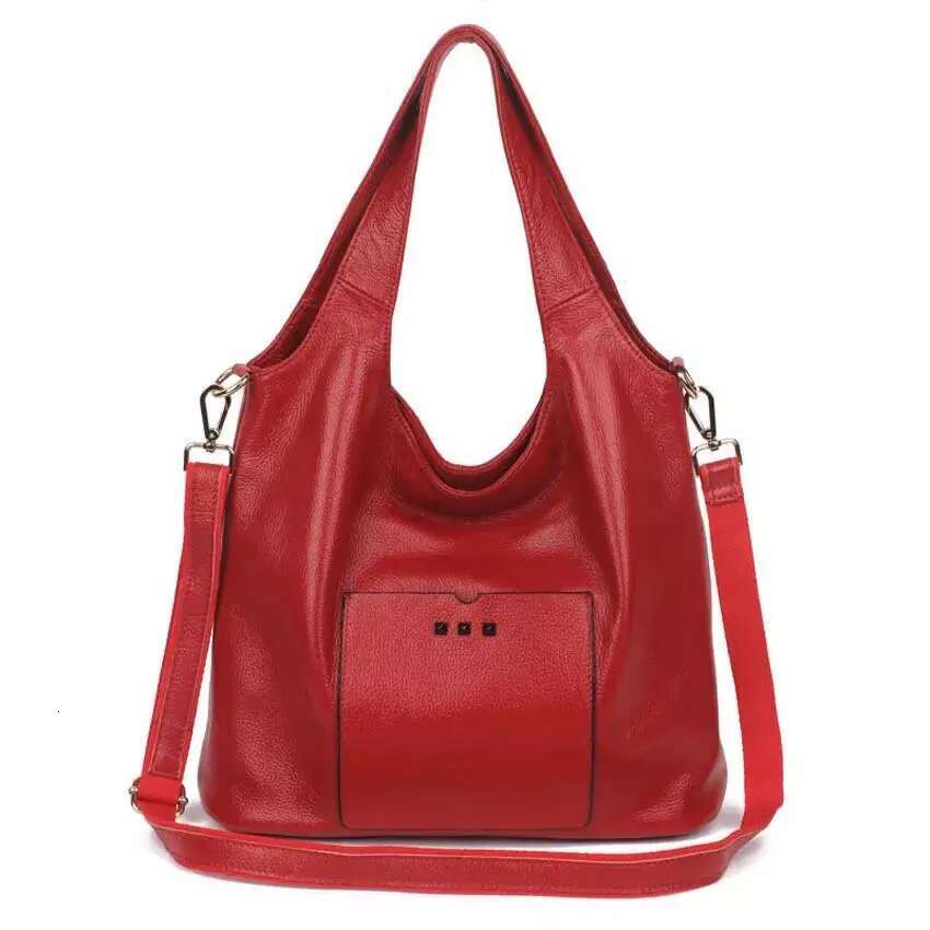 Genuine European And American Fashion Women's Messenger Shoulder Handbags Large Capacity Soft Leather Bags