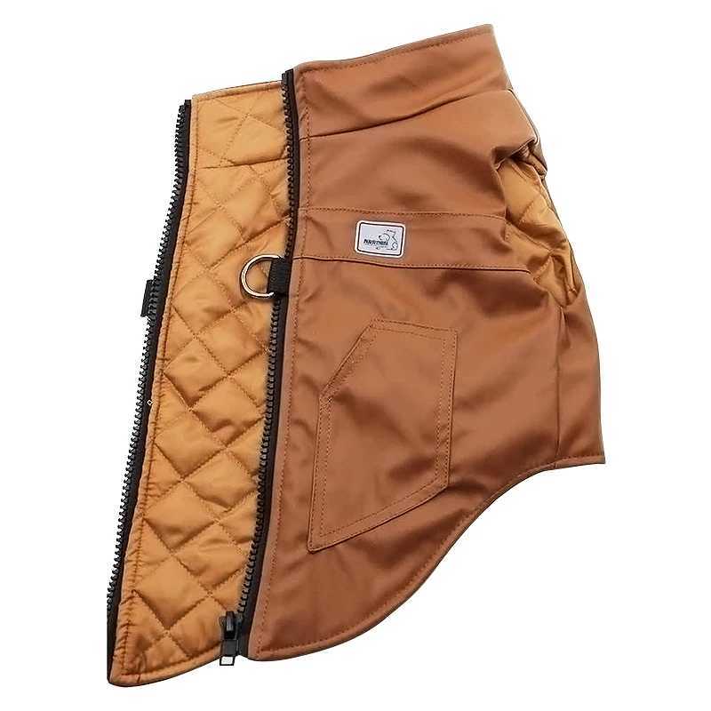 Big Dog Clothes For Small Medium Dogs Jacket Pet Clothing Raincoat Waterproof Dog Coat Vest Warm Outfit French Bulldog Jackets30XJ250109