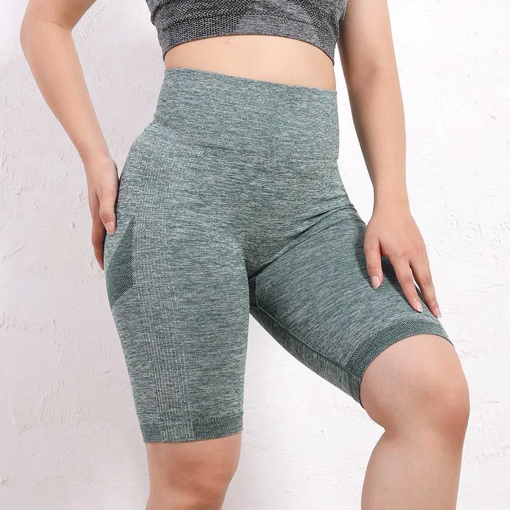 Women Butt Lifting Yoga Shorts Elastic Workout High Waist Tummy Control Ruched Booty Pants Seamless Gym Compression Tights NewXJ250111