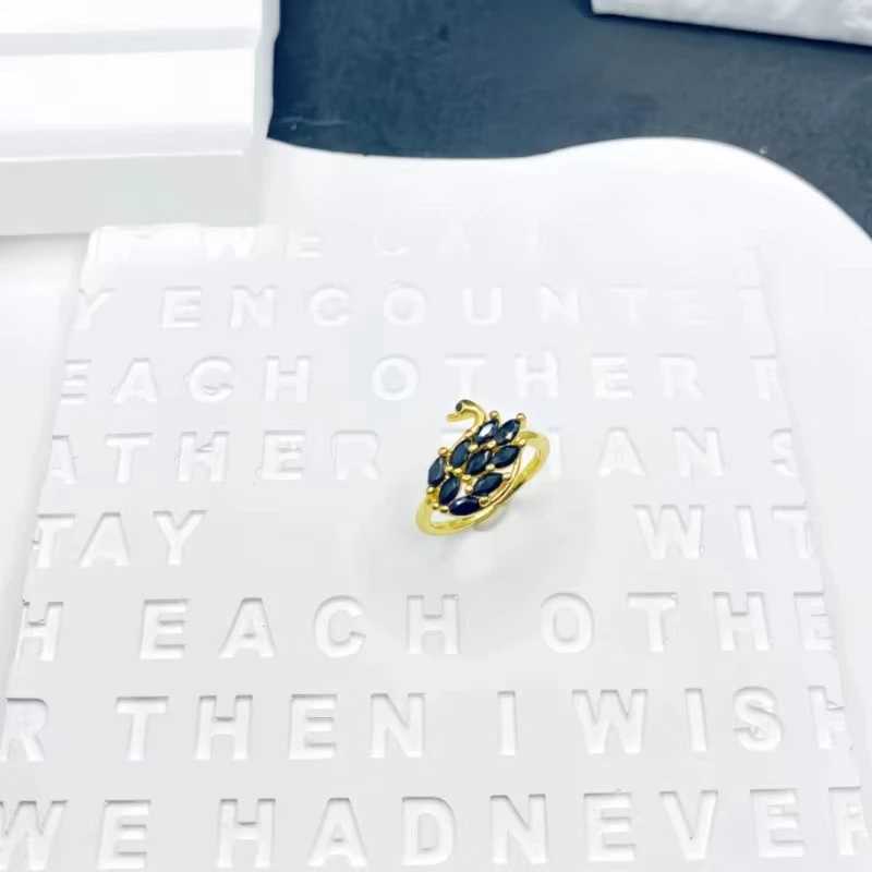 All Diamond Swan Wedding Ring with Adjustable Style Simple Jewelry Ring Couple Ring W250111