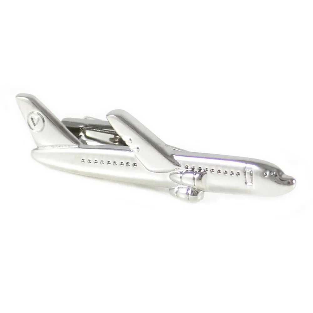 Airplane tie mens airplane tie clip Fathers Day gift wedding ceremony tie formal wear collar clip W250111