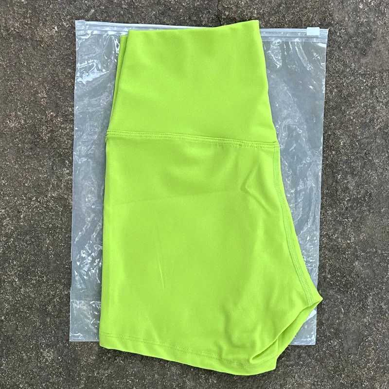 Solid Color High Waist Yoga Shorts Leggings Womens Gym Sports Tight Shorts Elastic Hip Lifting Running Exercise Soft BreathableXJ250111