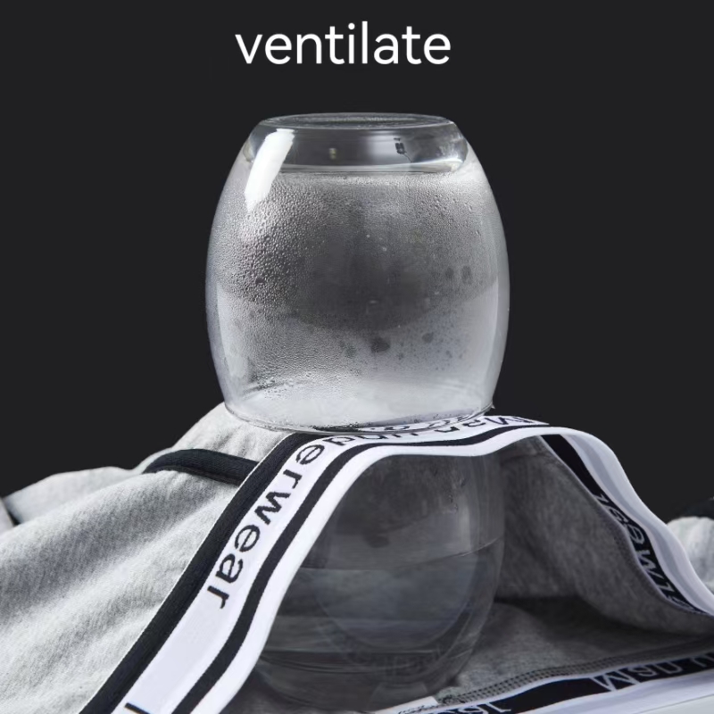 Men Sports Boxers Shorts Underpants Underwear Breathable Fashion Fitness Sports Fitness