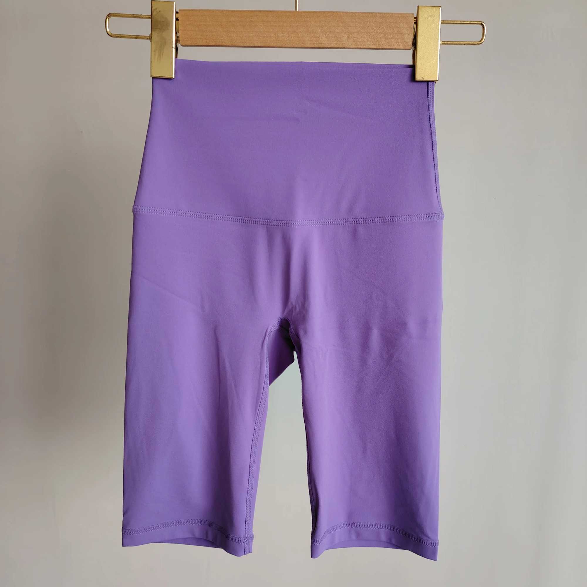 Solid Color Yoga Fitness Shorts Gym High Waist Womens Sports Tight Shorts Running Exercise Fashion Hot Girl Short Leggings SoftXJ250111