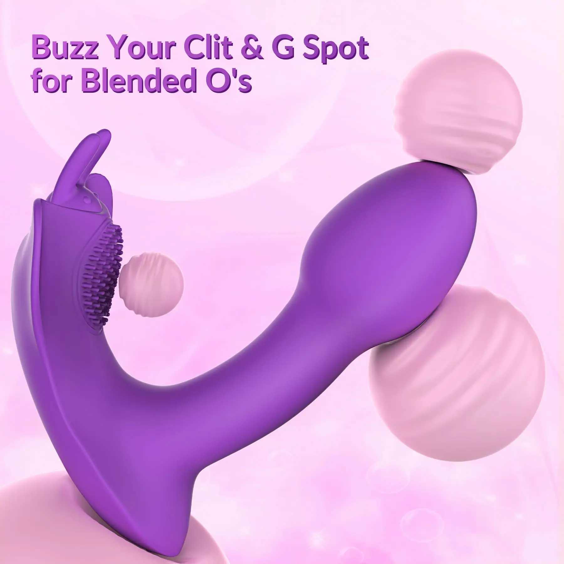 Toys Toys Contrôles d'application portable Butterfly Vibrator G-spot Panty adapté aux femmes et aux couples Toys pour adultes à longue distance H