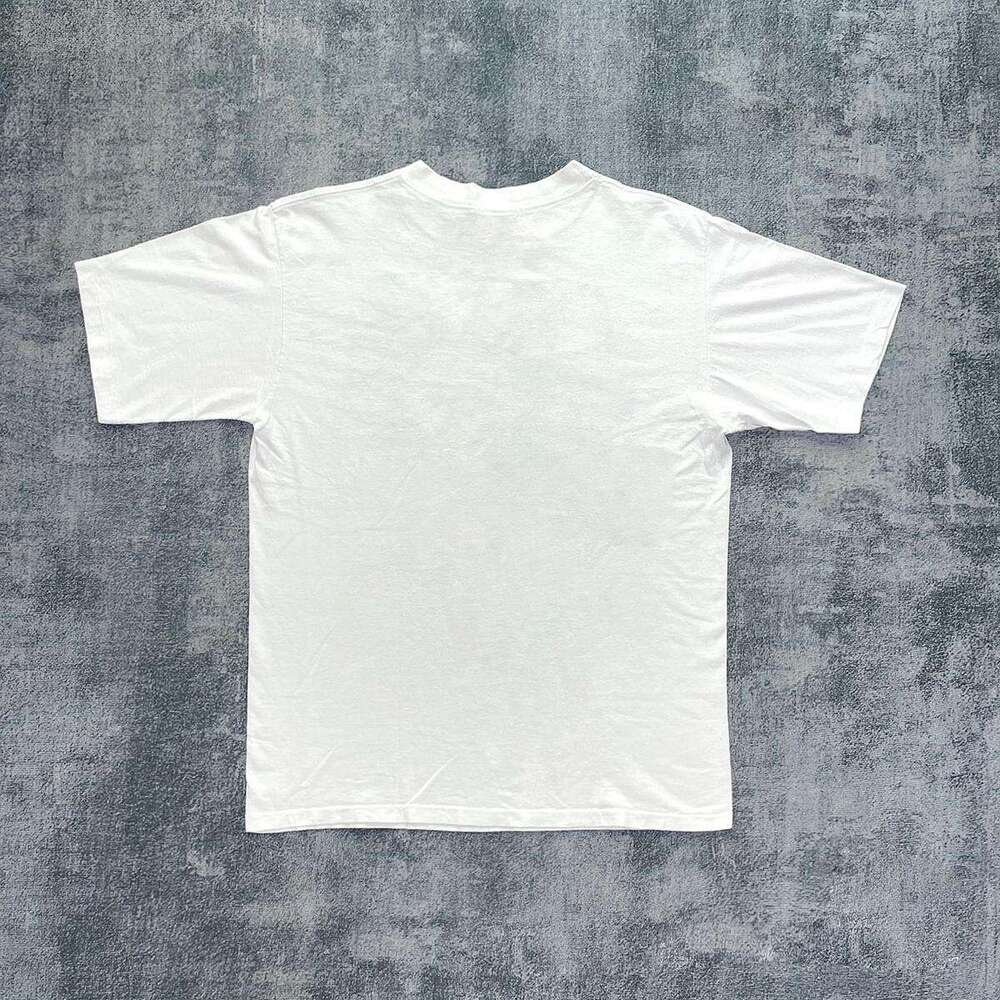 Inspiration American loose washed creative short sleeved T-shirt street Japanese manga style genderless hip-hop